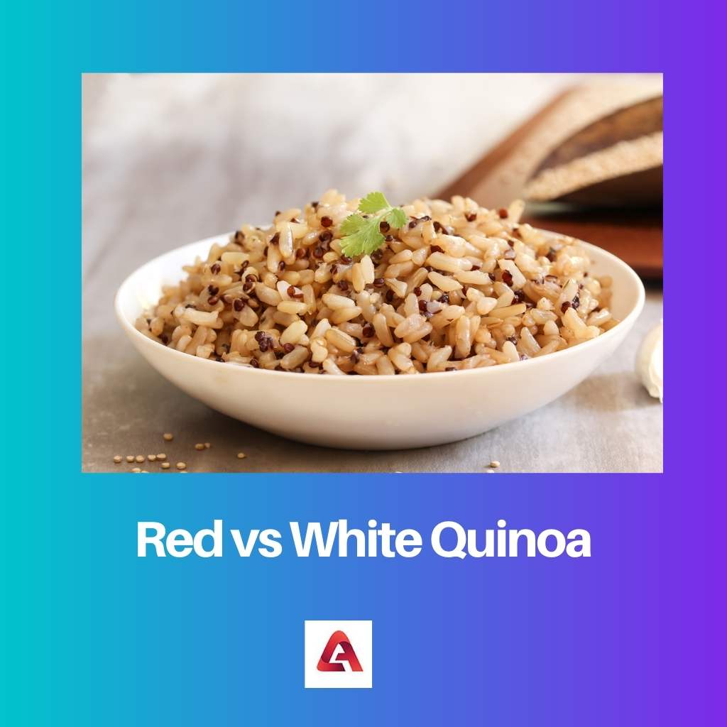Červená vs bílá Quinoa