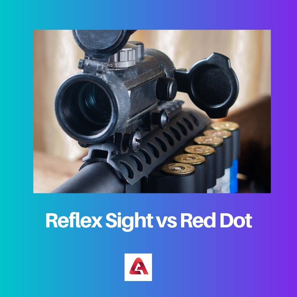 Vista réflex vs punto rojo