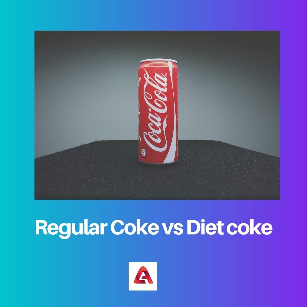 Gewone cola versus cola light