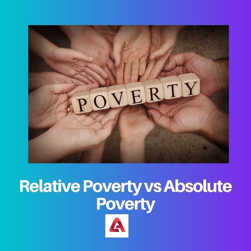 Suhteellinen köyhyys vs absoluuttinen köyhyys