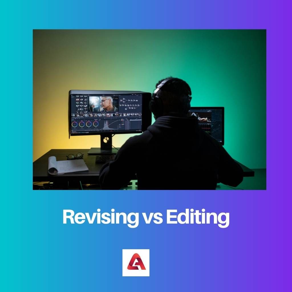 Revision vs redigering