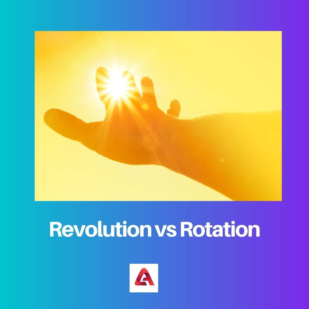 Revolutie versus rotatie