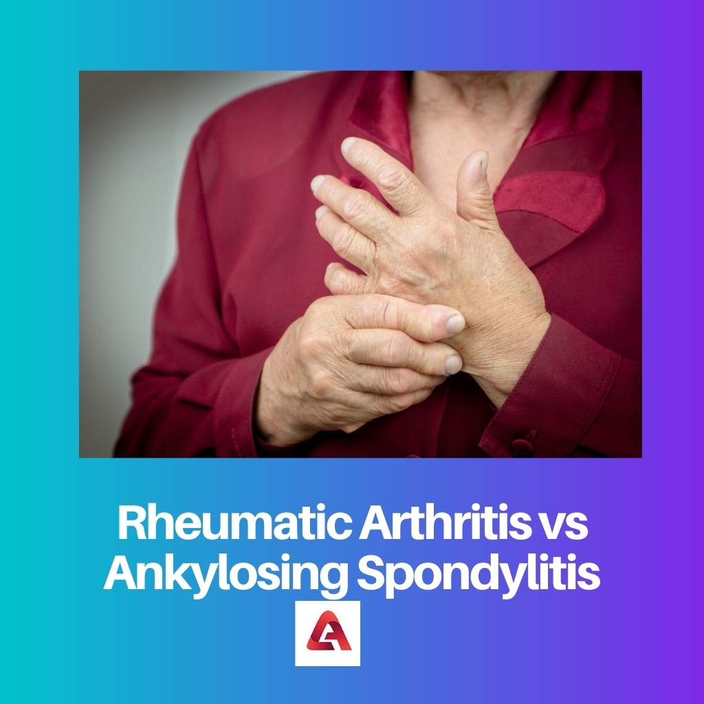 Rheumatische Arthritis vs. Spondylitis ankylosans