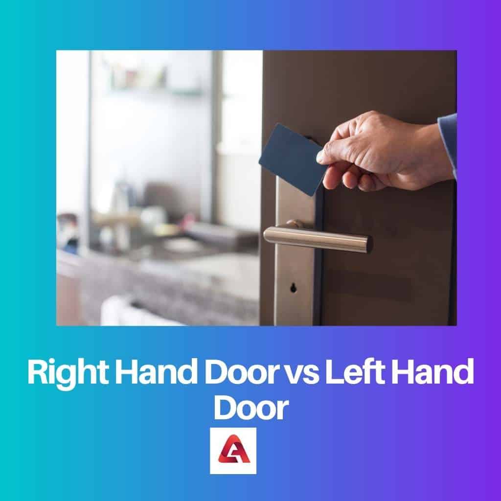 Right Hand Vs Left Hand Door Difference And Comparison