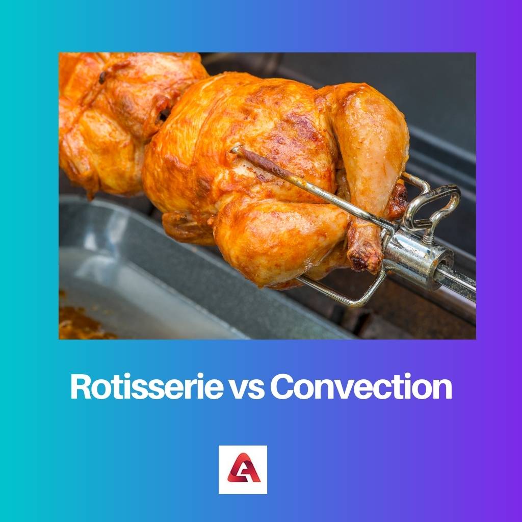 Rotisserie vs konvekce