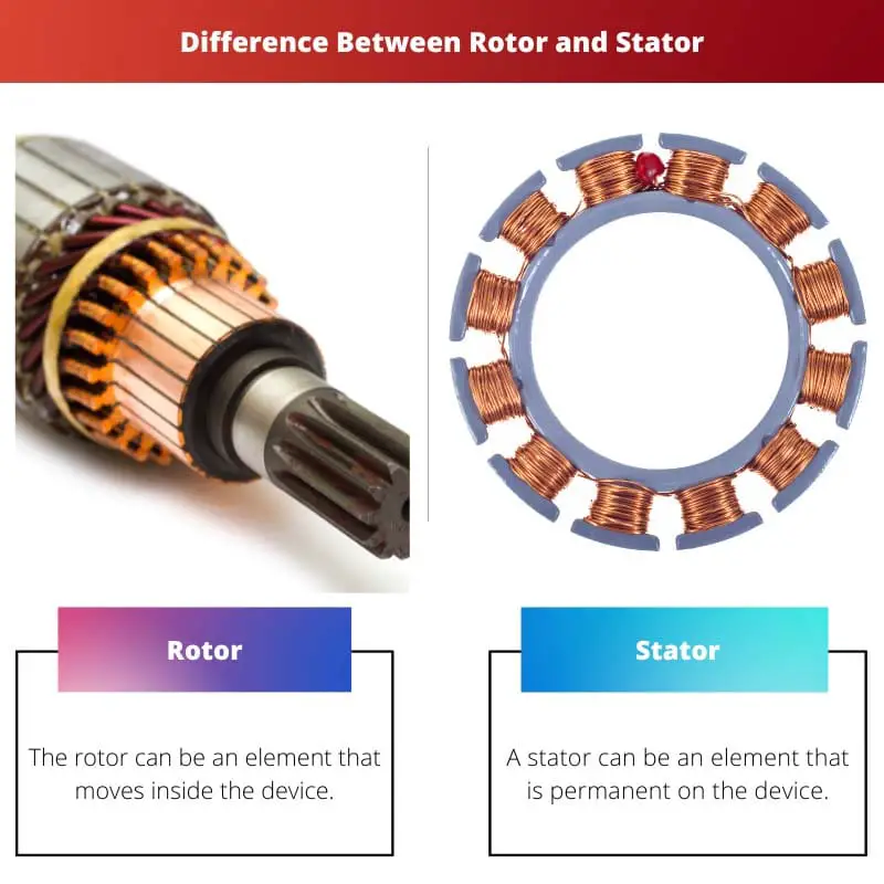 Rotors pret statoru - atšķirība starp rotoru un statoru