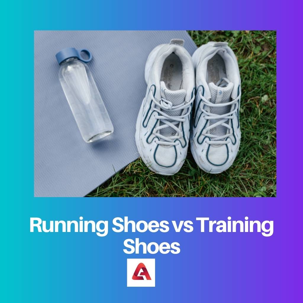 Chaussures de course vs chaussures d'entraînement
