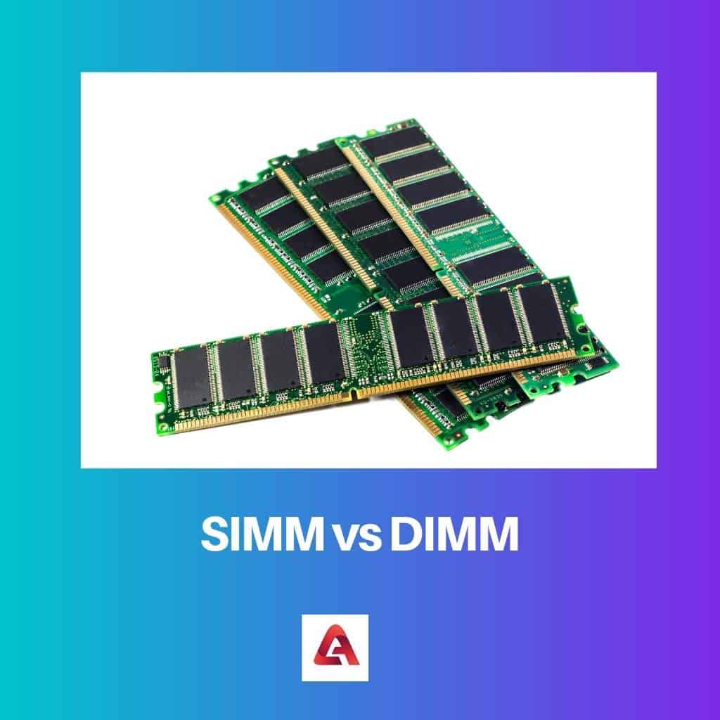 SIMM contro DIMM