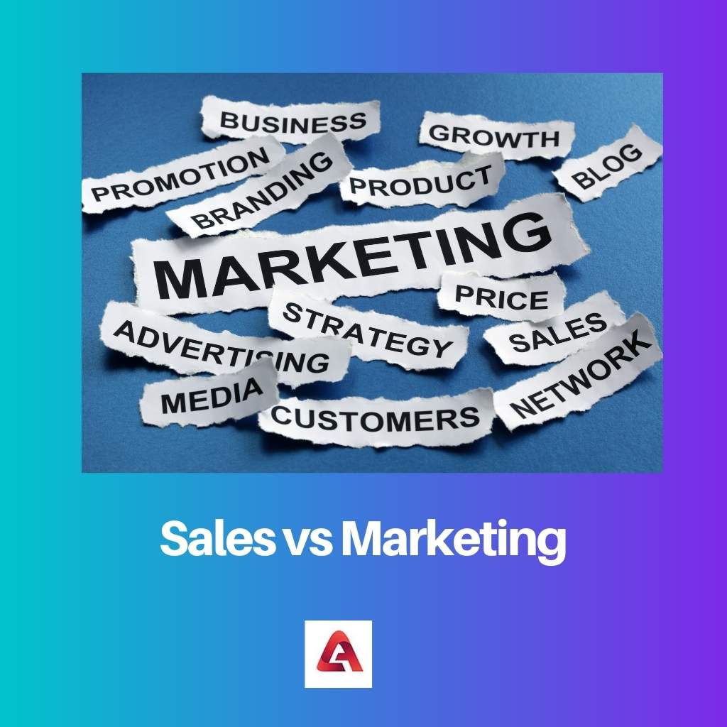 Penjualan vs Pemasaran