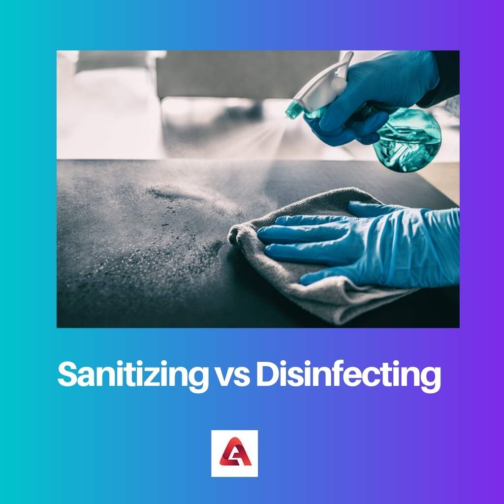 Sanitasi vs Disinfektan