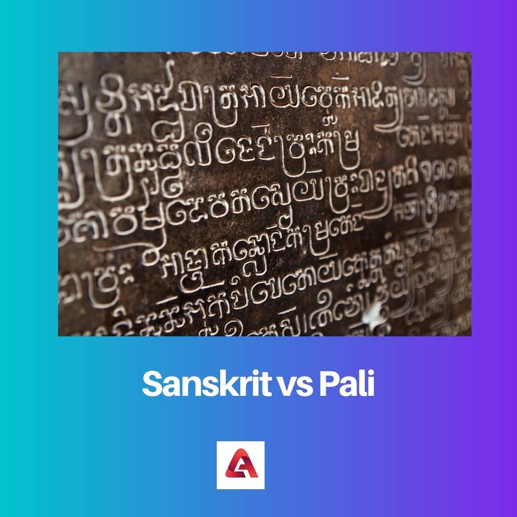 Sanskrit vs Pali