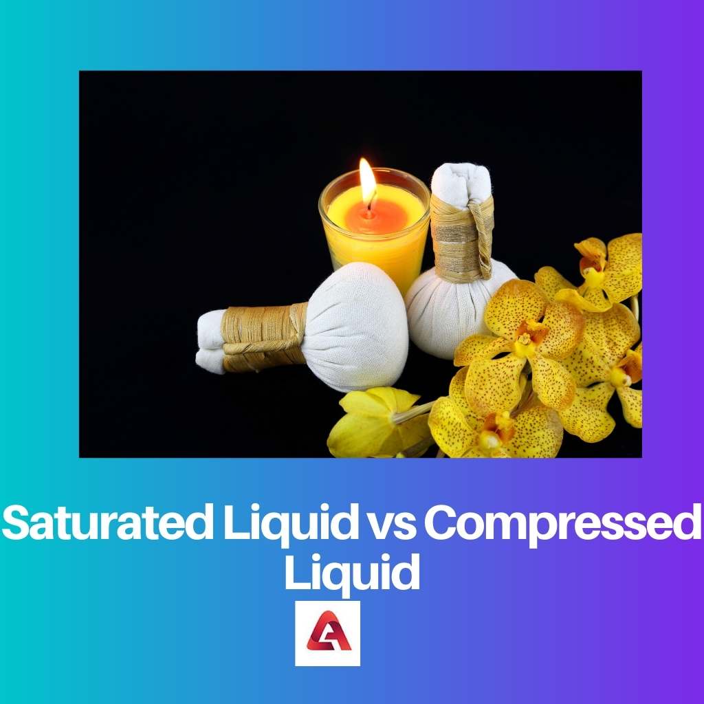 Liquido saturo vs liquido compresso