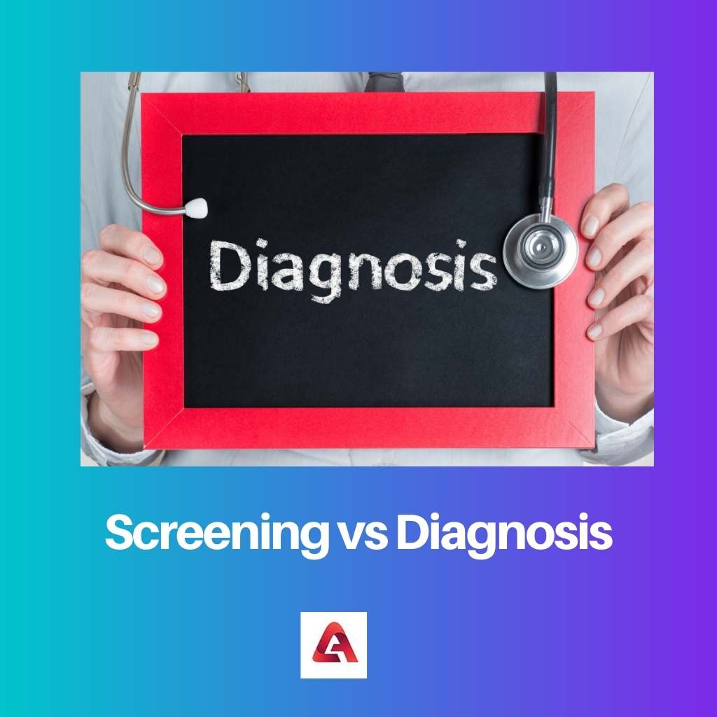 Screening versus diagnose