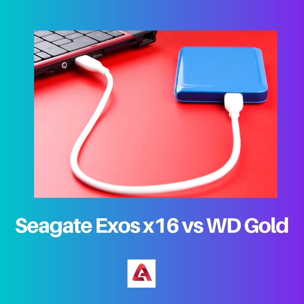 Seagate Exos x16 x WD Gold