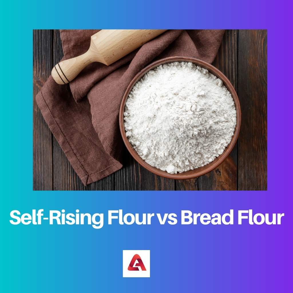 Farinha com fermento vs farinha de pão