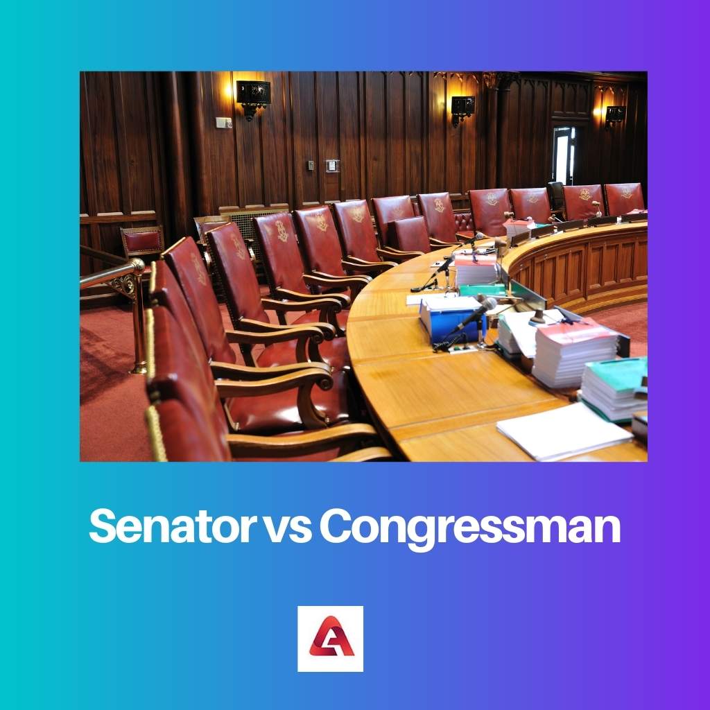 Sénateur contre membre du Congrès