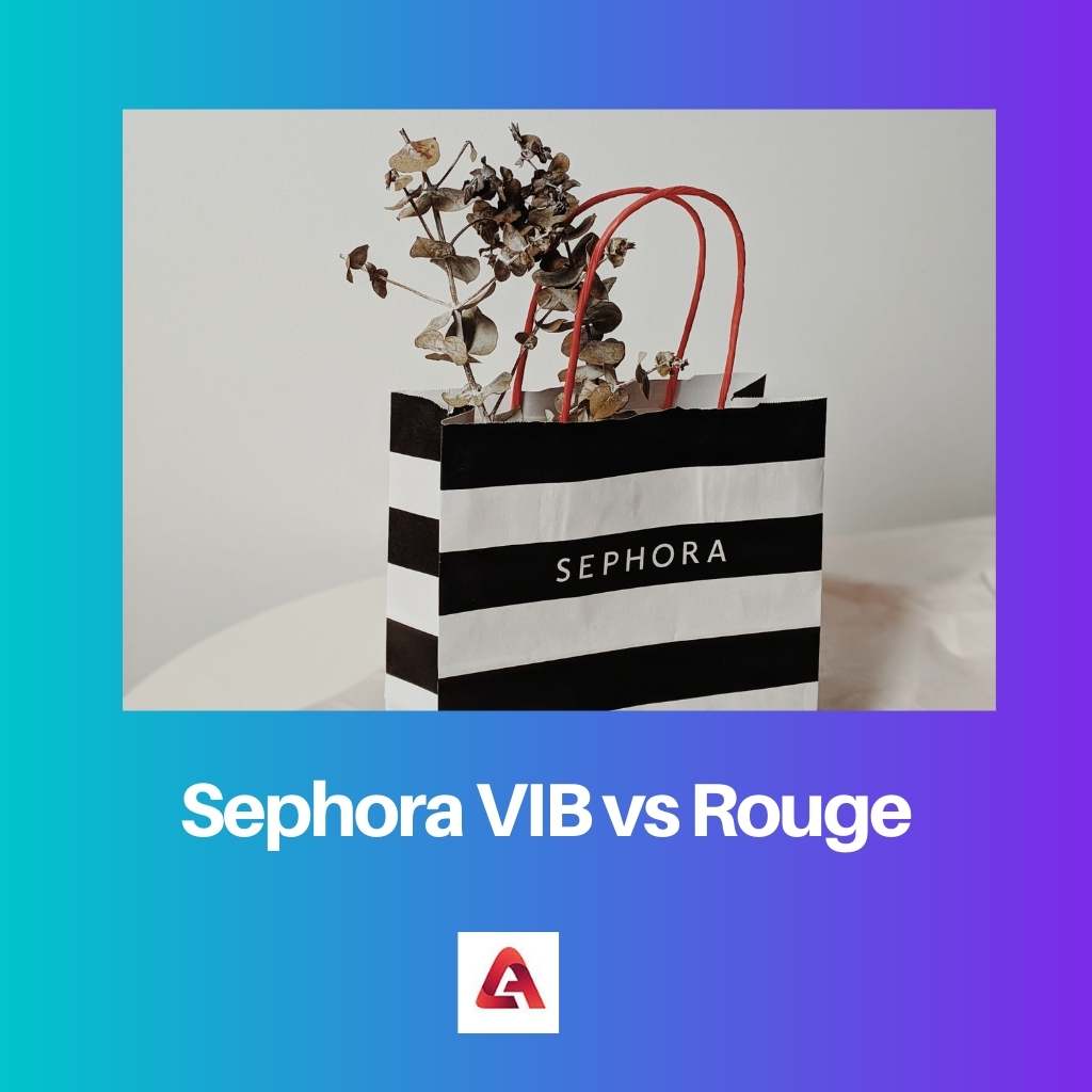 Sephora VIB vs Rouge