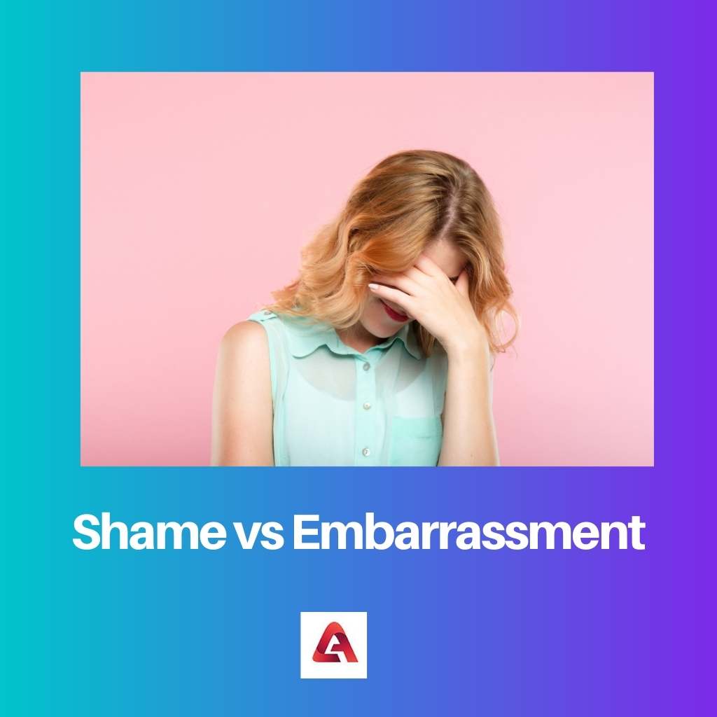 Schaamte versus verlegenheid