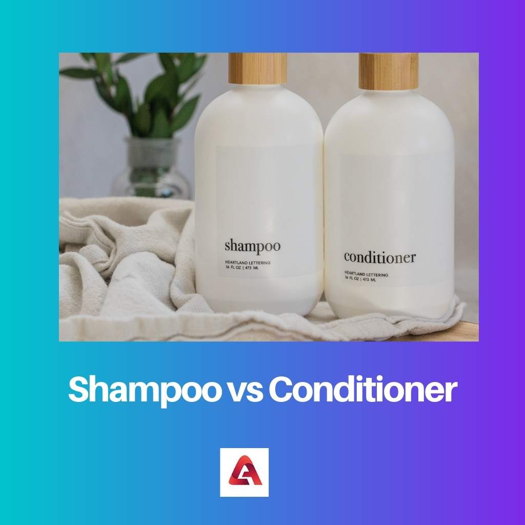 Shampoo vs Conditioner