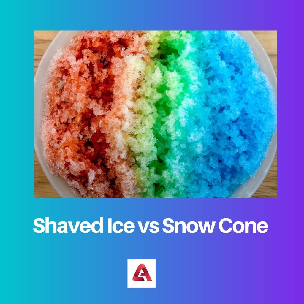 Shaved Ice vs Snow Cone