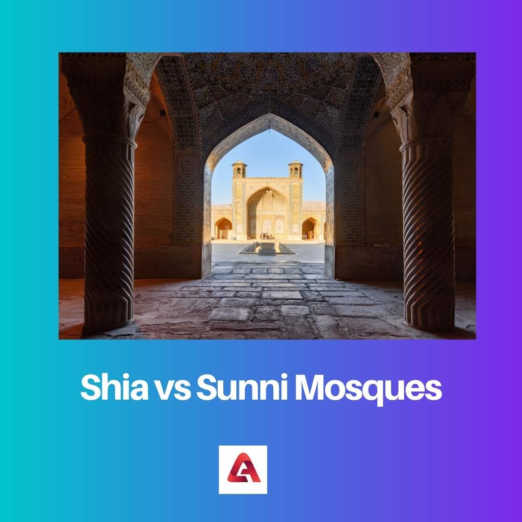 Шиїтські проти сунітських мечетей