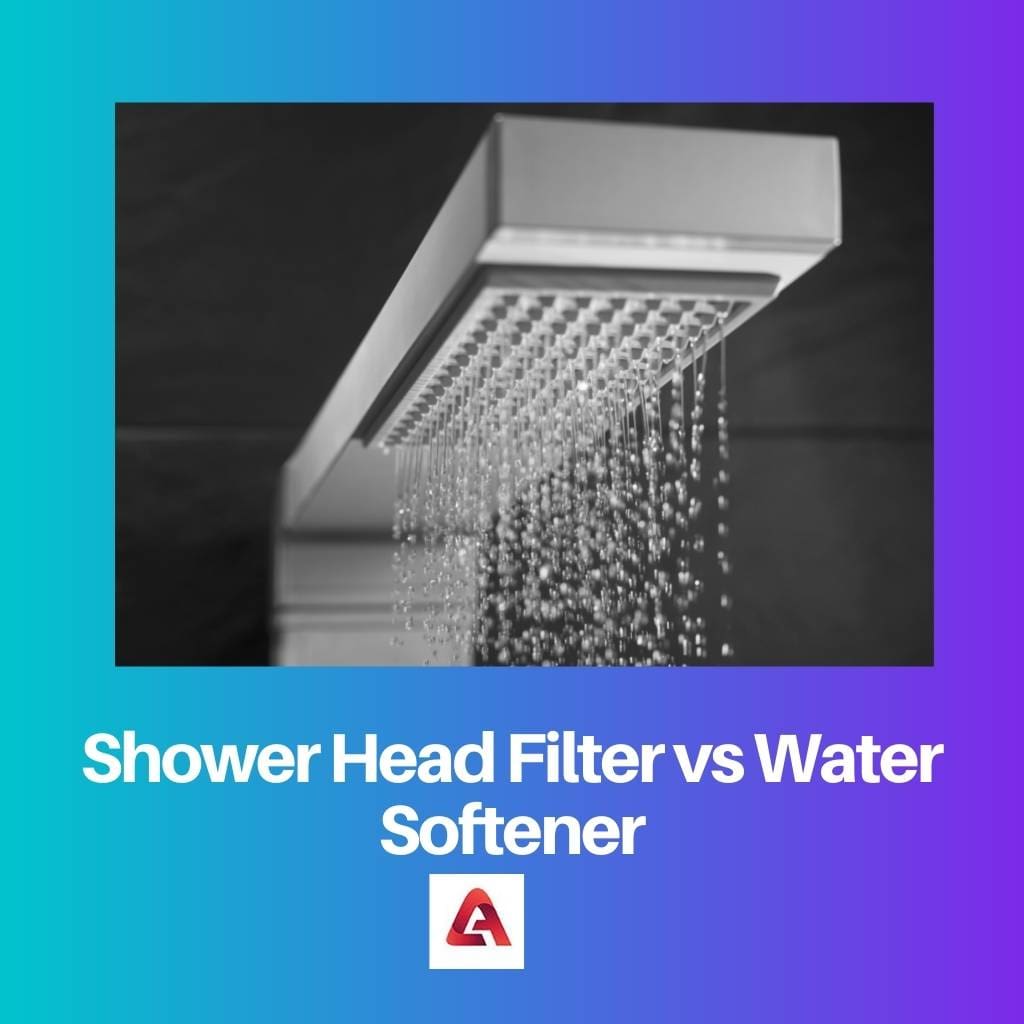 シャワーヘッドフィルター vs 軟水器