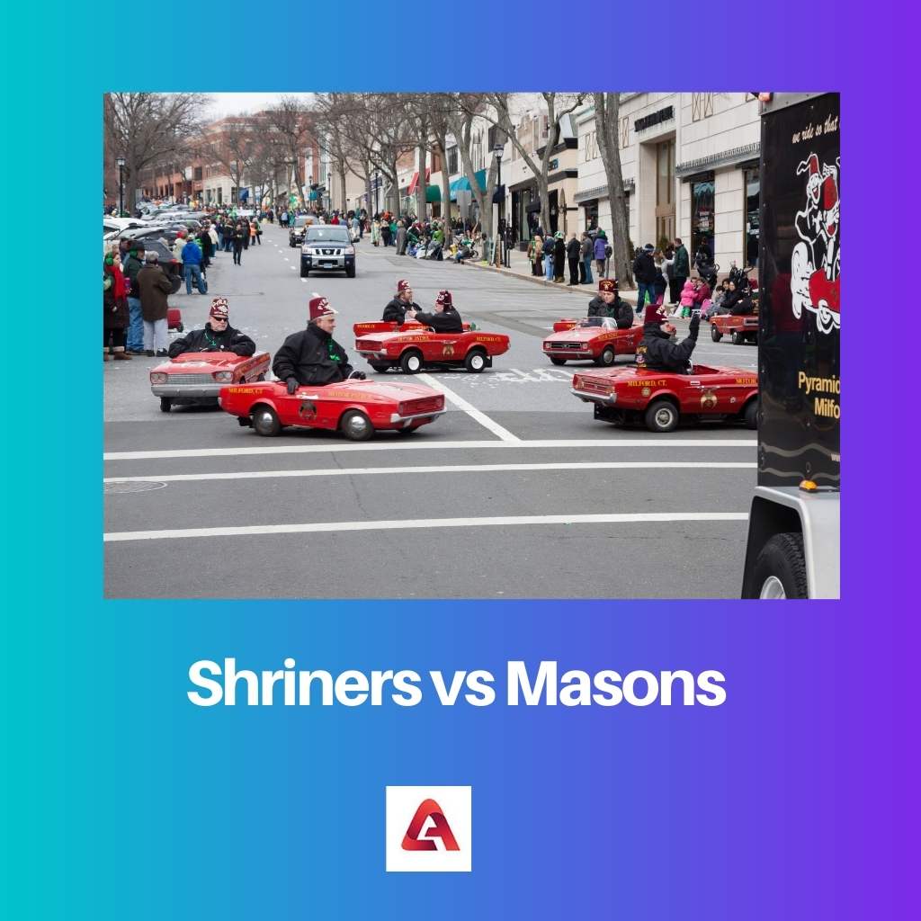 Shriners vs Maçons