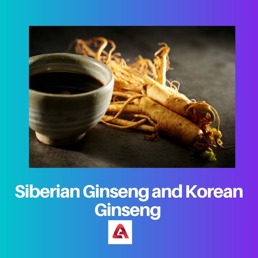 Siberian Ginseng and Korean Ginseng