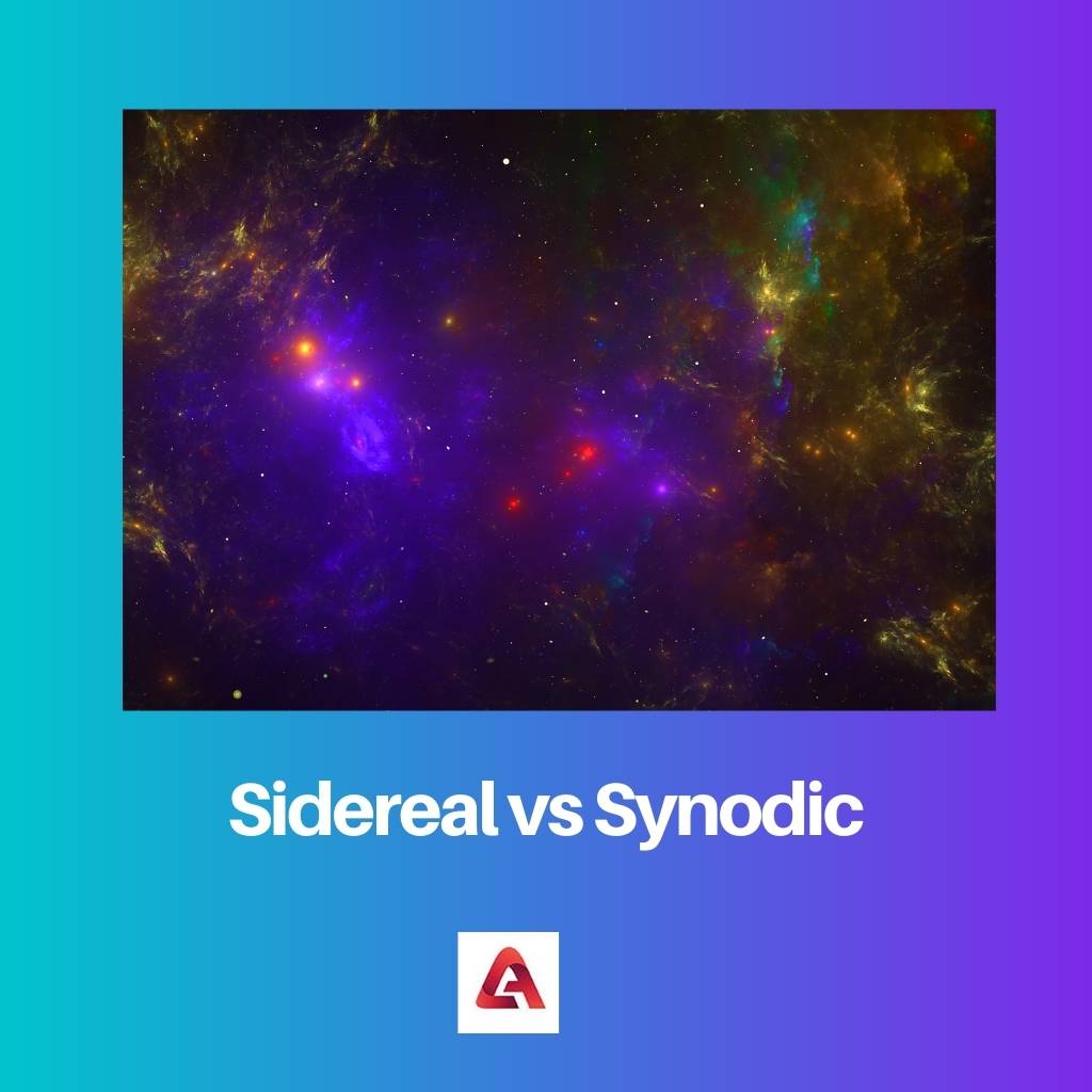 Sideral vs Sinódico