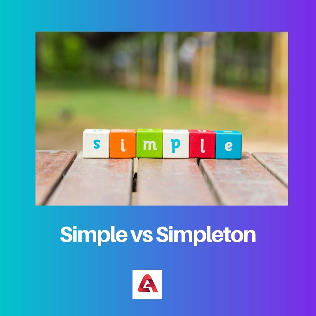 Simple กับ Simpleton