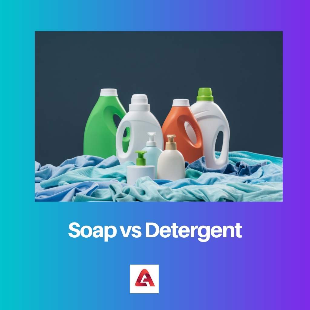 Soap vs Detergent