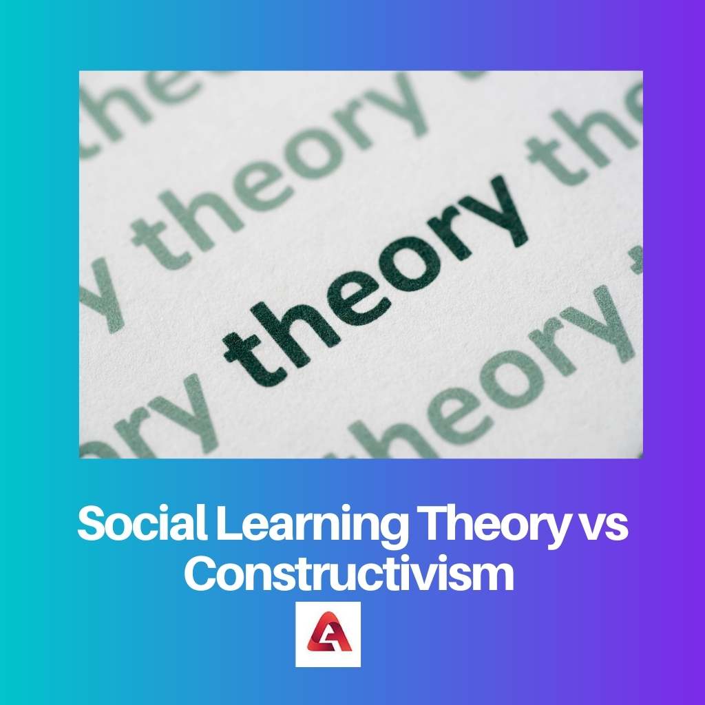 Teoria dell'apprendimento sociale vs costruttivismo