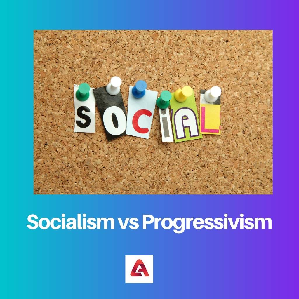 الاشتراكية مقابل التقدمية