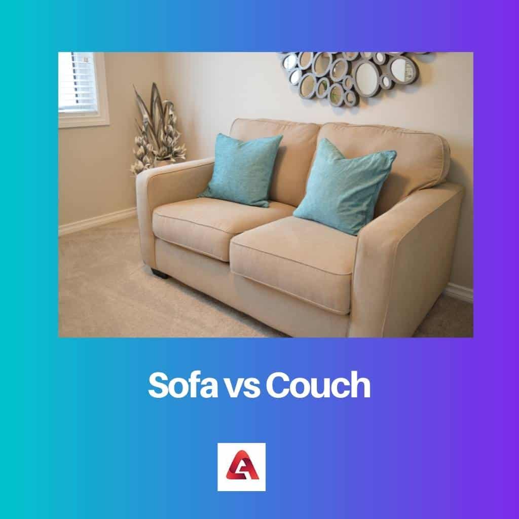 Sofa vs kauč