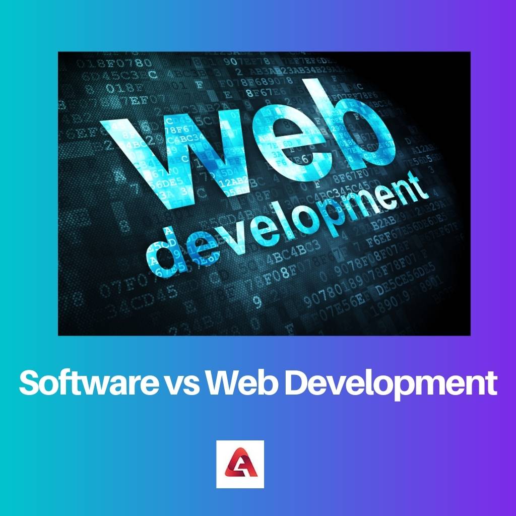 Logiciel vs développement Web