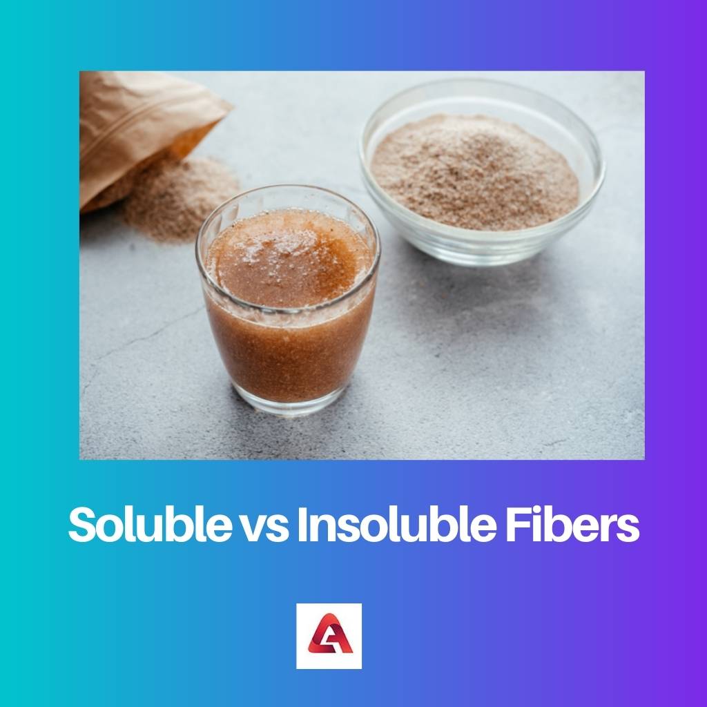 Fibras solubles vs insolubles