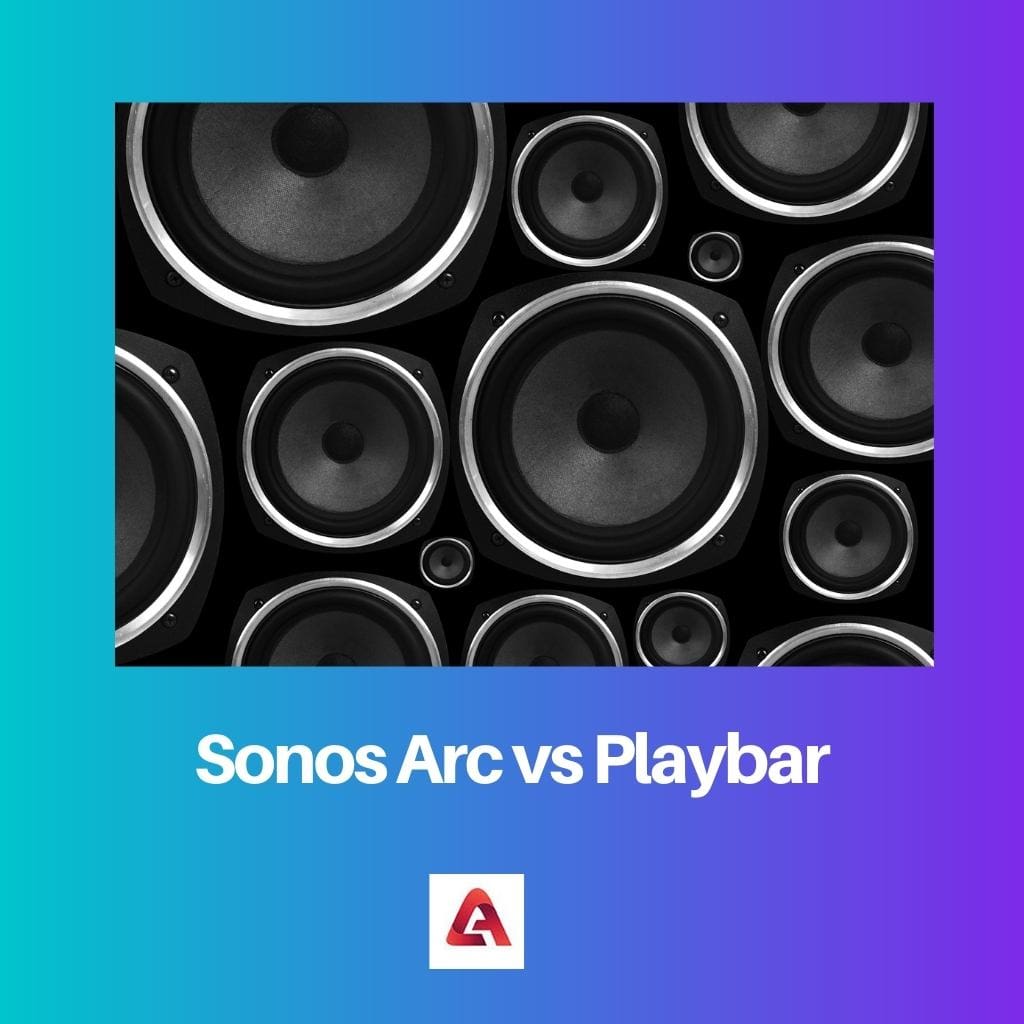 Sonos Arc frente a la barra de reproducción