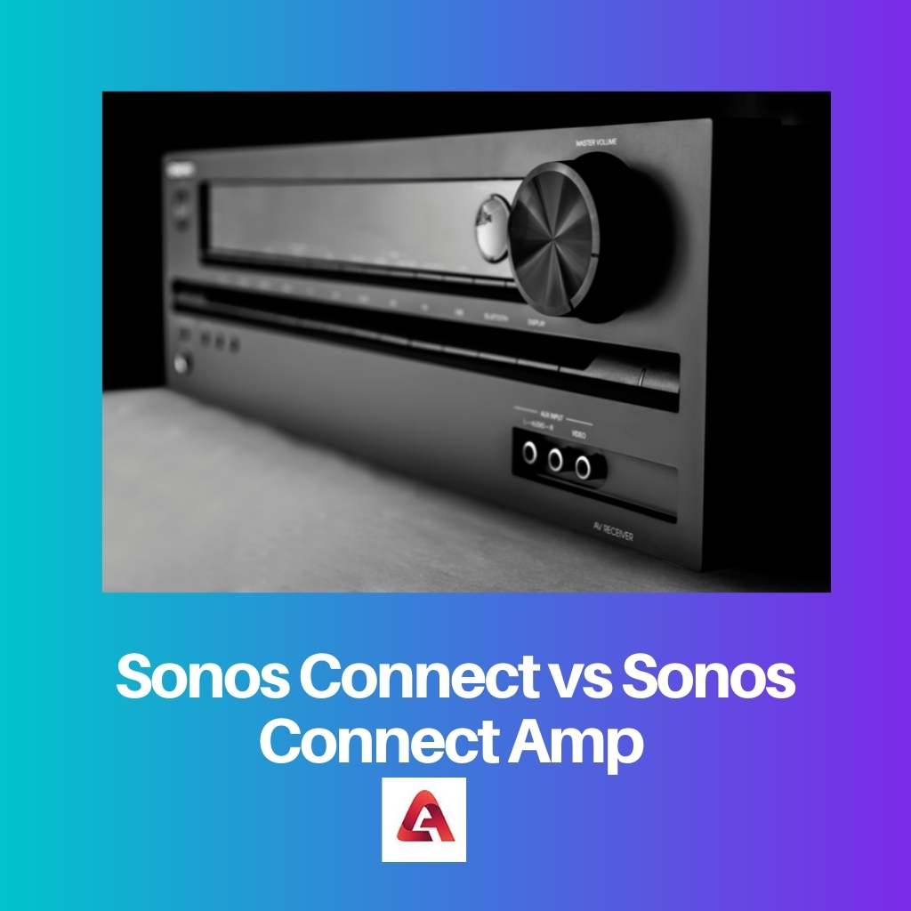 Sonos Connect contre Sonos Connect Amp