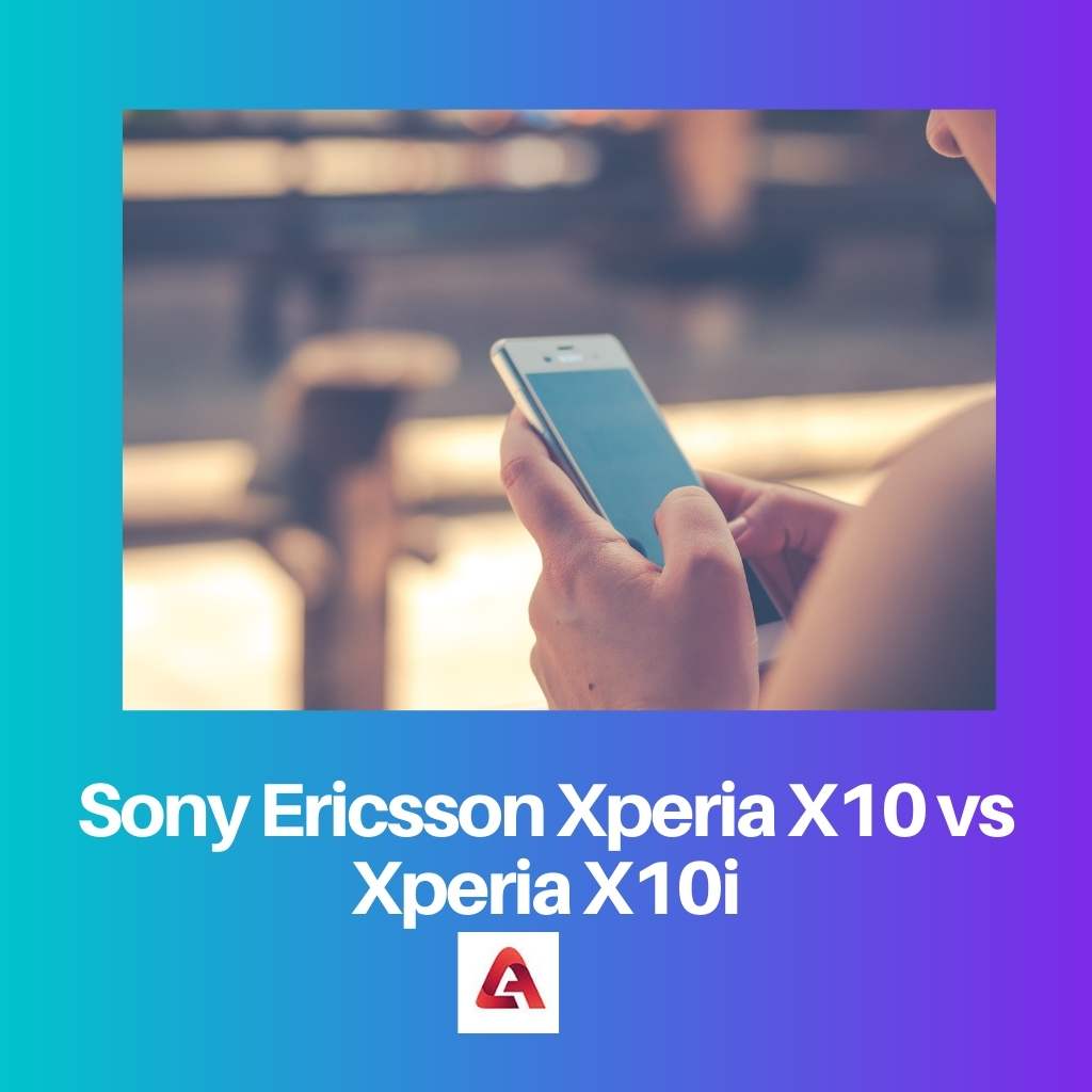 索尼爱立信 Xperia X10 与 Xperia X10i