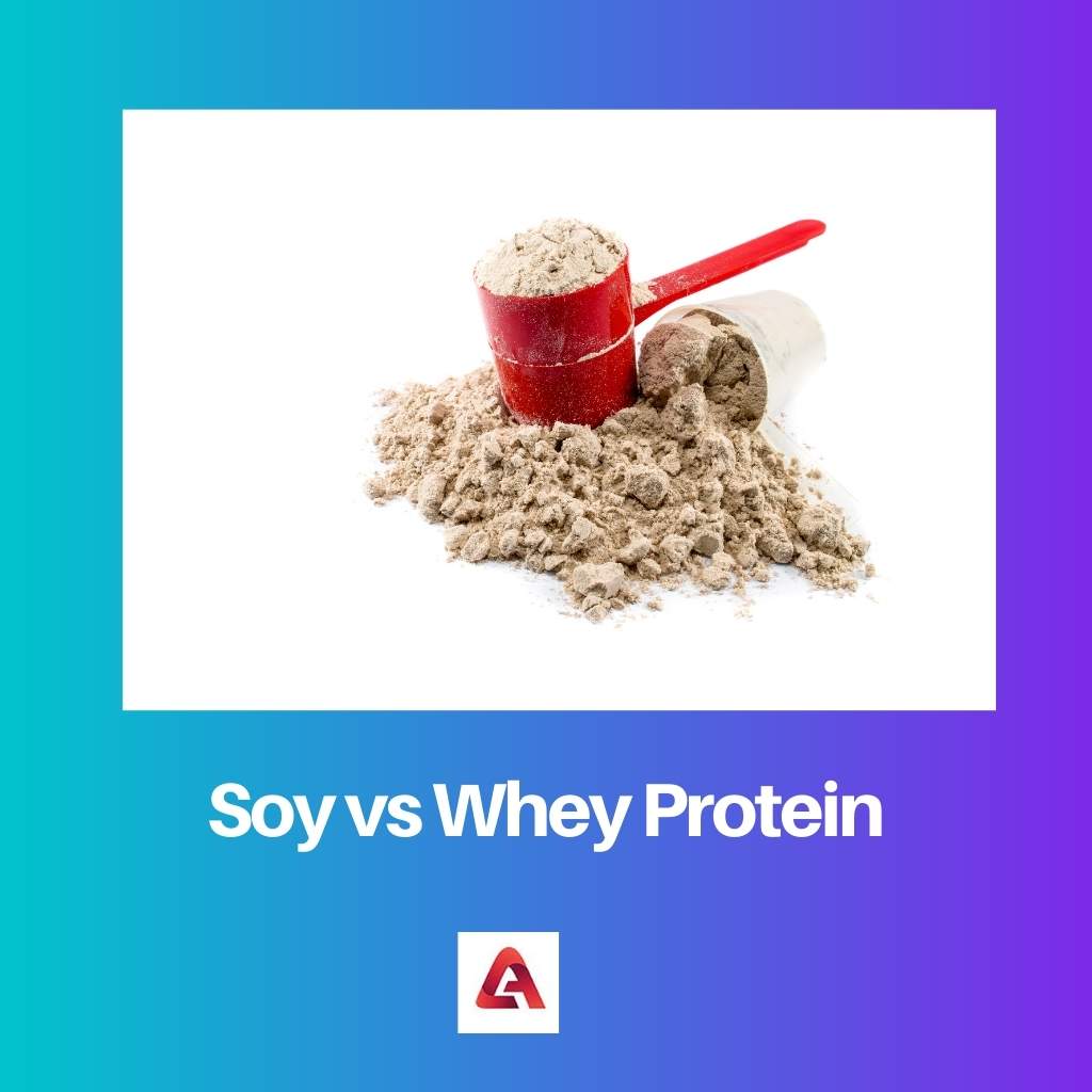 Soia vs proteine ​​​​del siero di latte
