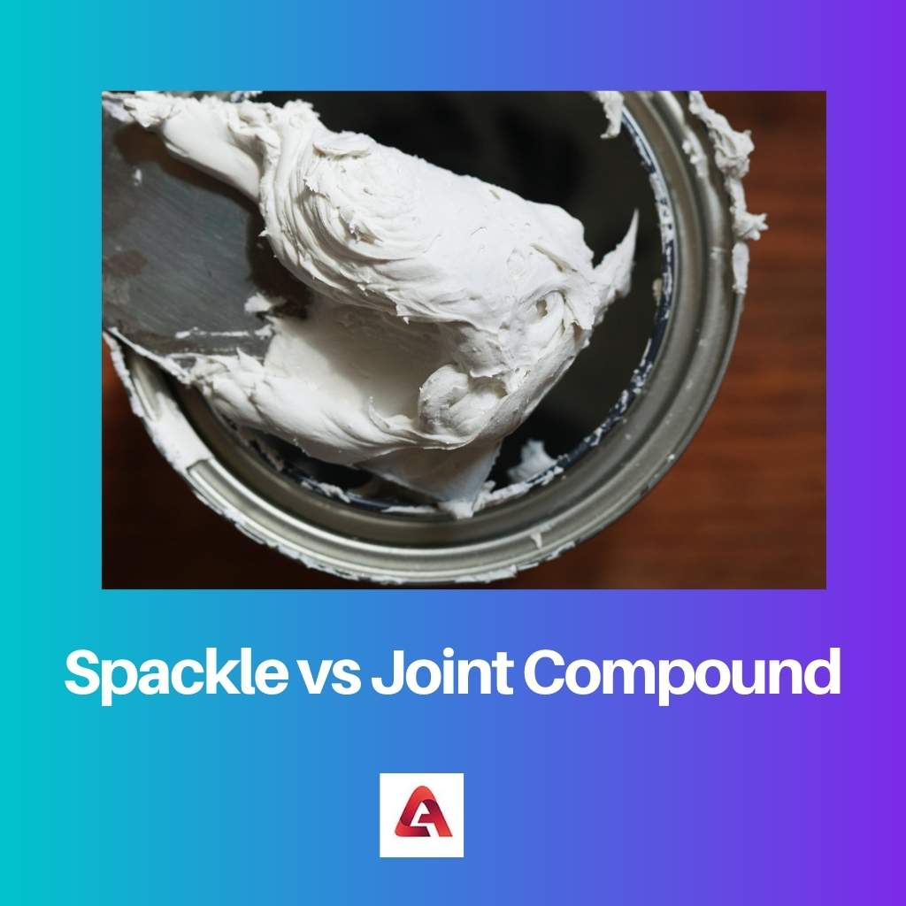 Spackle vs composé à joints