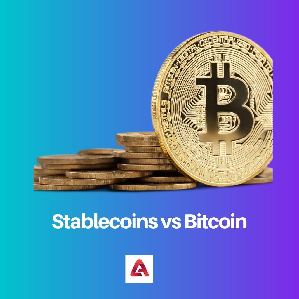Stablecoiny vs bitcoiny
