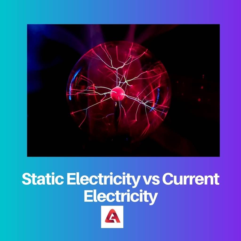 Statische Elektrizität vs. aktuelle Elektrizität