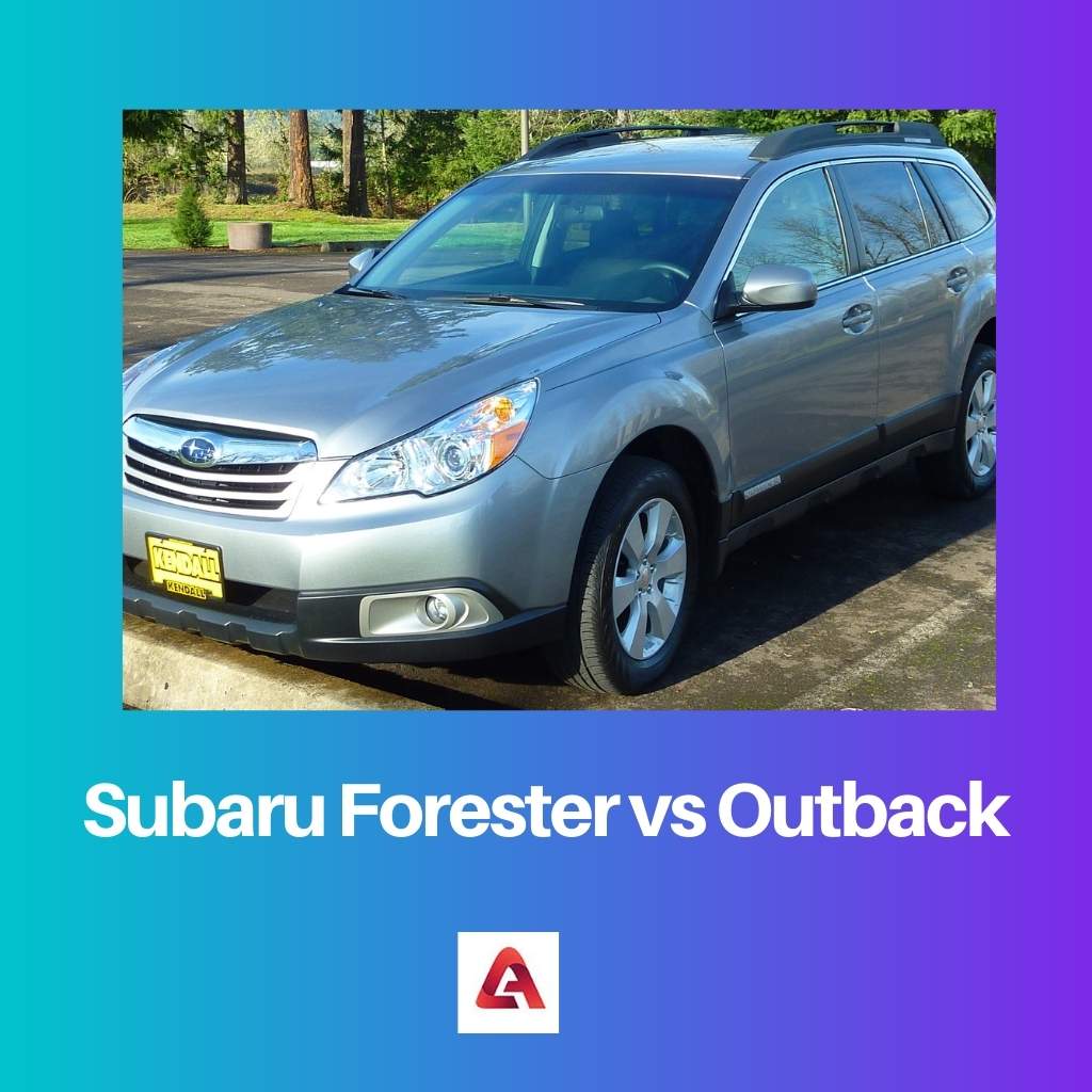 Subaru Forester gegen Outback