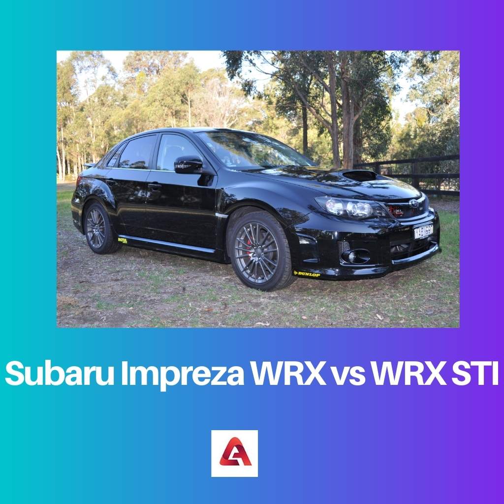 Subaru Impreza WRX vs WRX STI