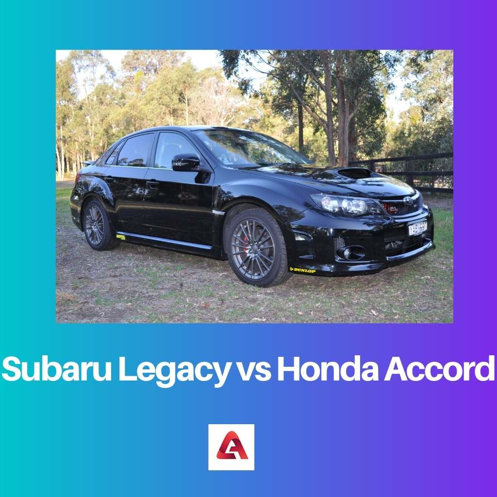 Subaru Legacy vs Honda Accord