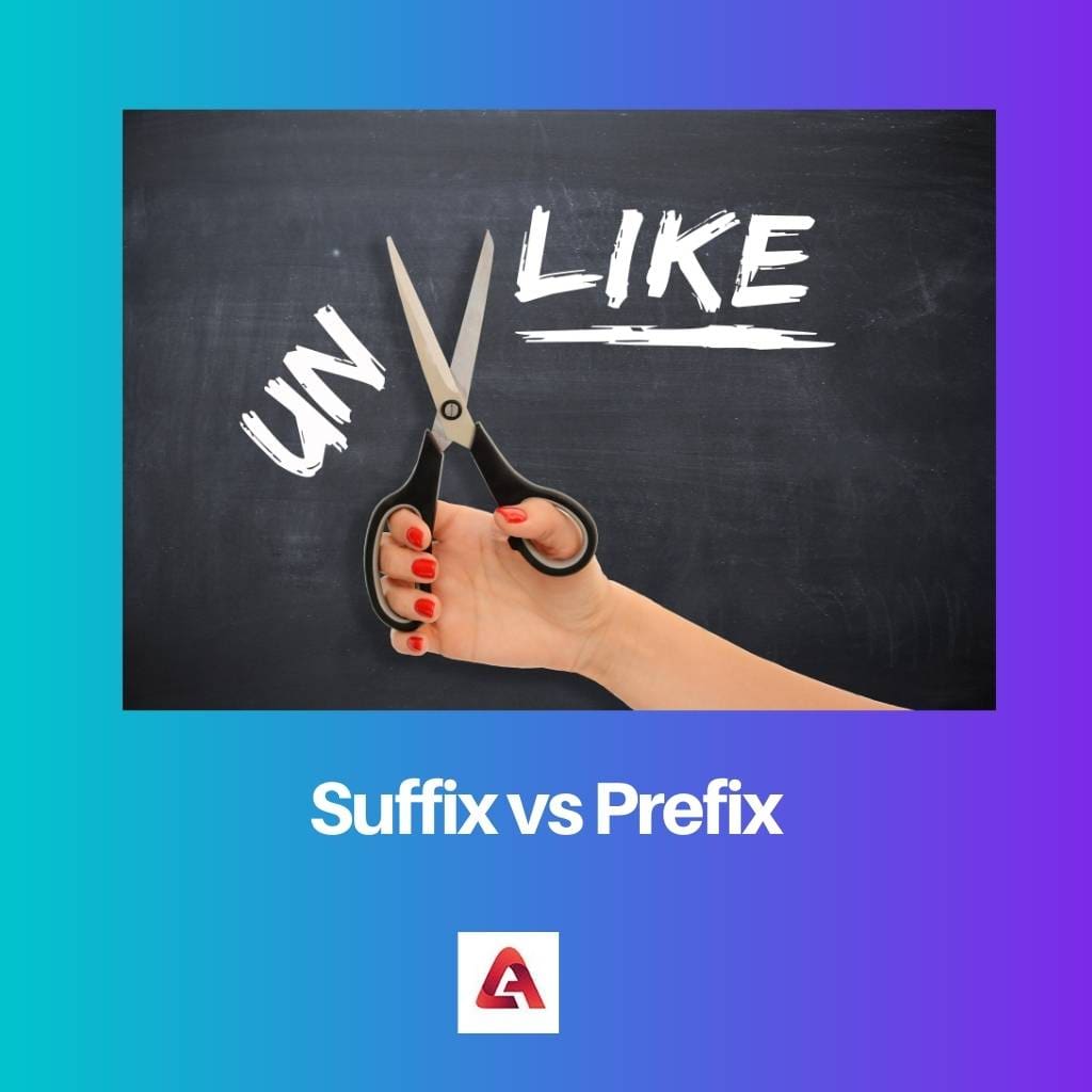 sufixo vs
