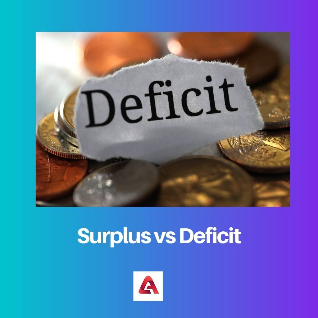 Surplus vs Deficit