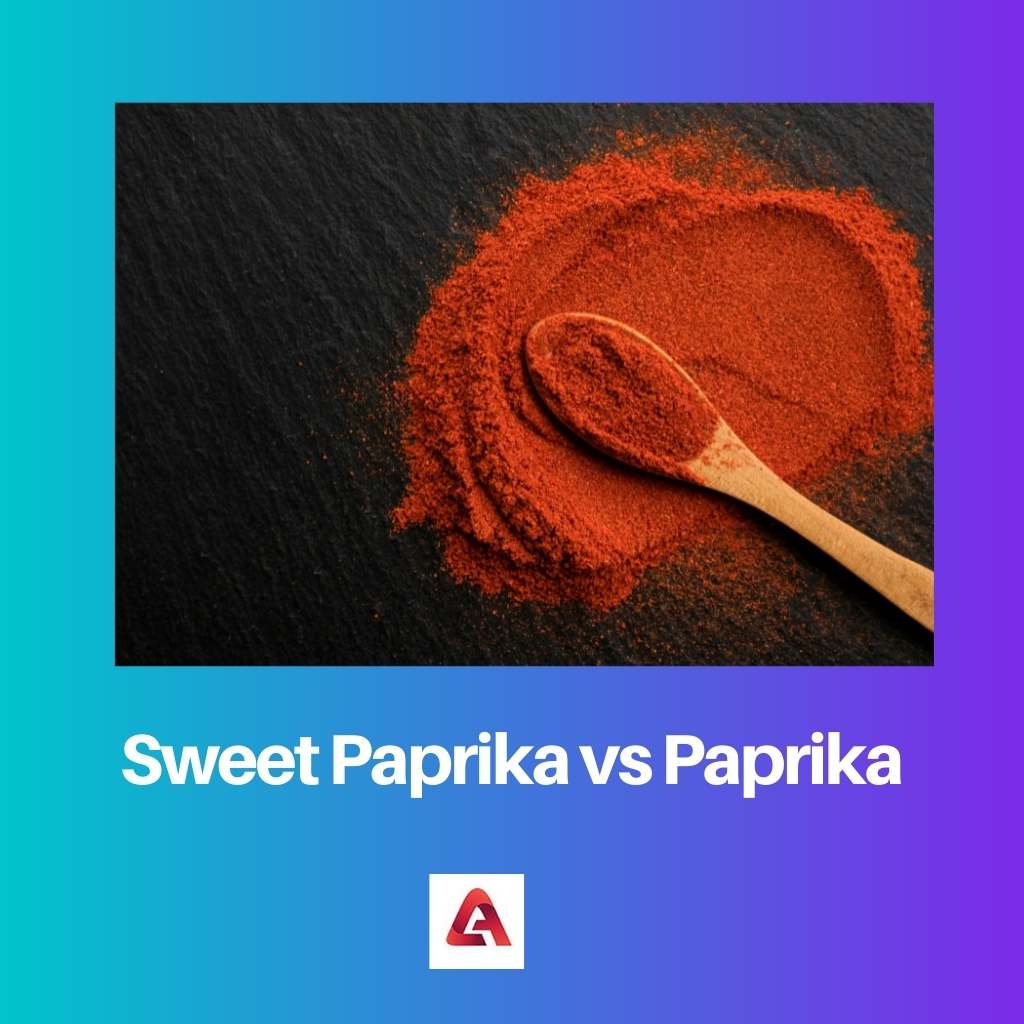 Sweet Paprika vs Paprika