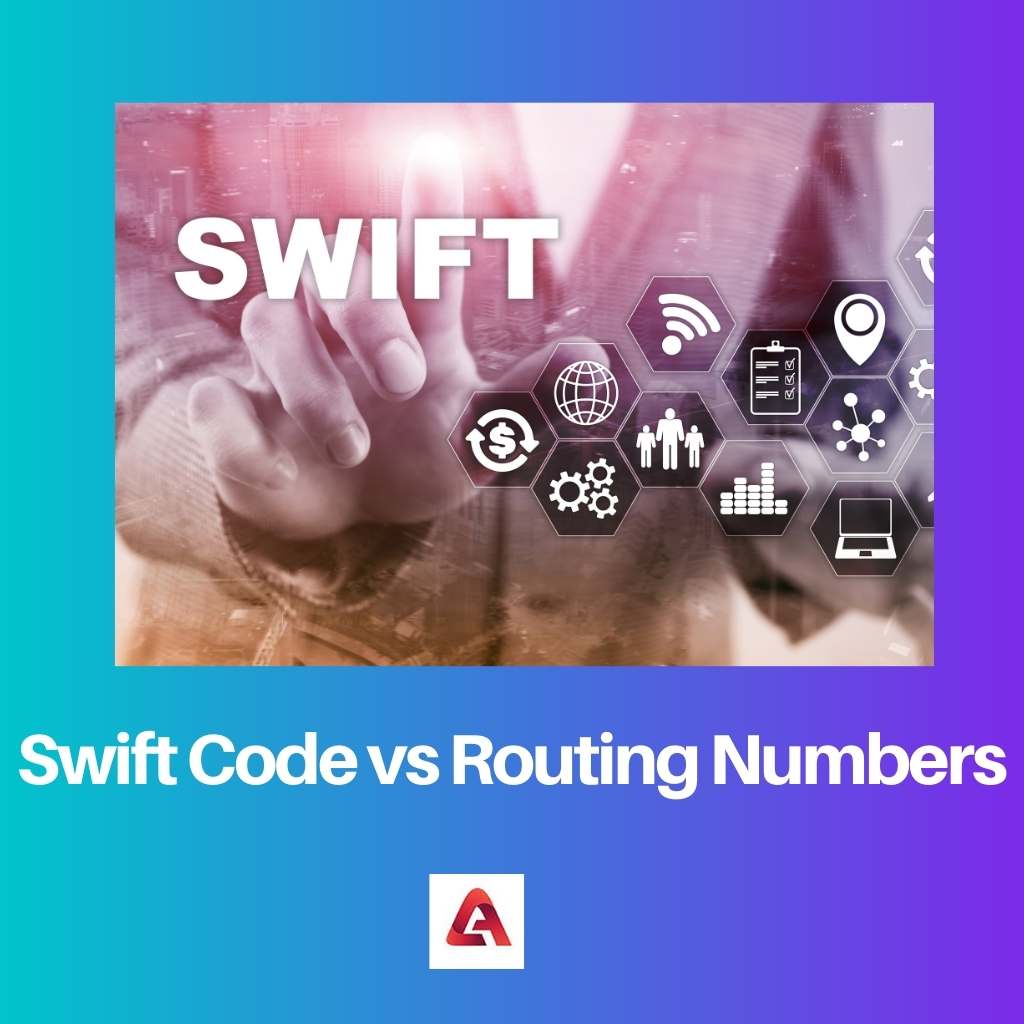 Codice Swift vs numeri di instradamento